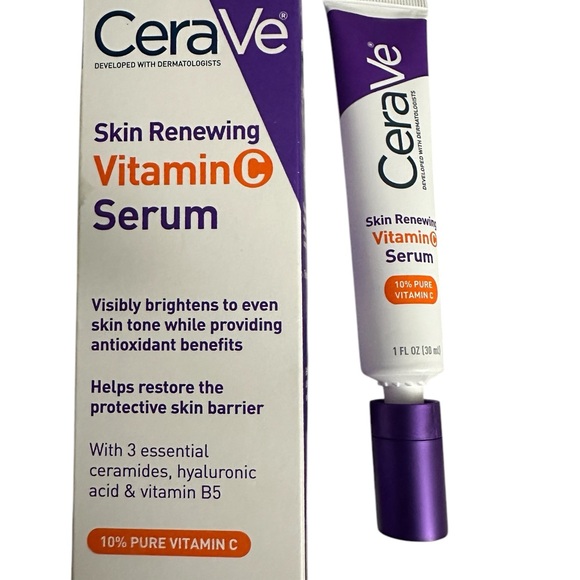 CeraVe Skin Renewing Vitamin C Serum New in Box 1oz - Picture 8 of 11